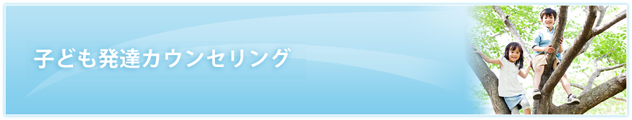 子ども発達カウンセリング